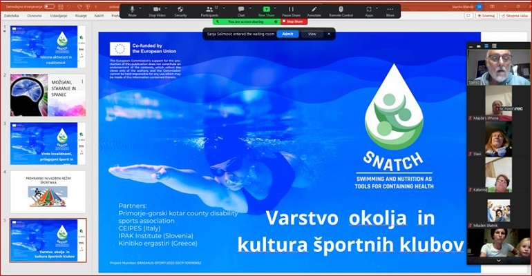 Online lecture Environment and Sport